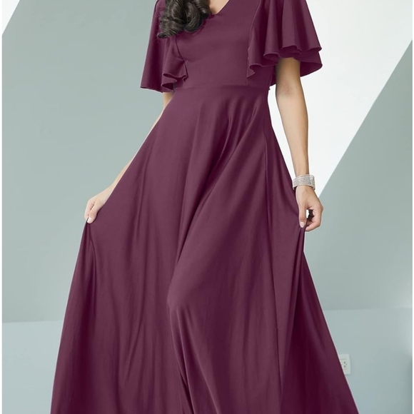 KOH KOH Womens Long Elegant Bridesmaid Evening Cocktail Modest Maxi Dress - Picture 2 of 4